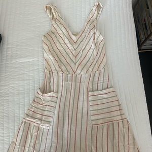 Linen-like summer dress